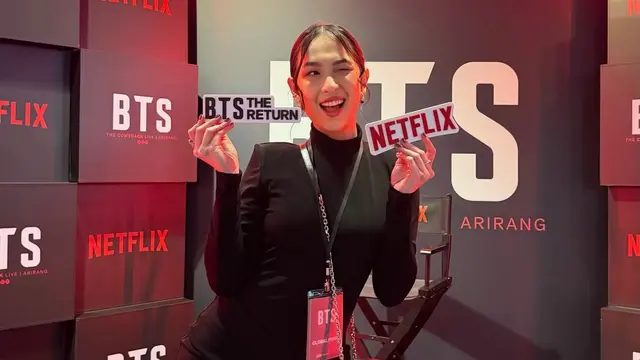 Jadi ARMY Garis Depan, Gaya Tiara Andini dan Agatha Pricilla Saat Nonton Comeback BTS di Korea