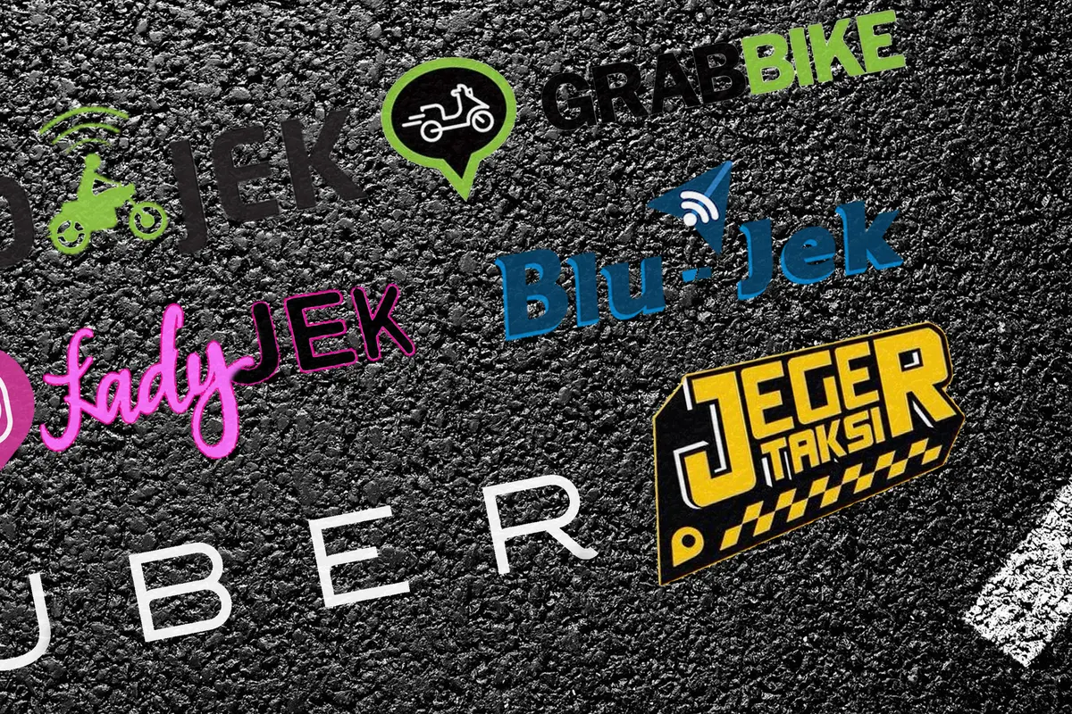Transportasi berbasis online.
