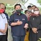 Menteri BUMN Erick Thohir dan Wakil Menteri Desa, Pembangunan Daerah Tertinggal, dan Transmigrasi, Budi Arie Setiadi meresmikan Wisata Situ Lebak Wangi Kamis (7/10/2021). (Foto : Andri /Humas Kemendes PDTT)