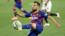 Jordi Alba. Bek kiri Spanyol berusia 32 tahun ini kini memasuki musim ke-10 bersama Barcelona. Ia didatangkan dari Valencia pada awal musim 2012/2013. Total telah tampil dalam 387 laga di semua kompetisi dengan mencetak 22 gol. (Foto: AFP/Cristina Quicler)