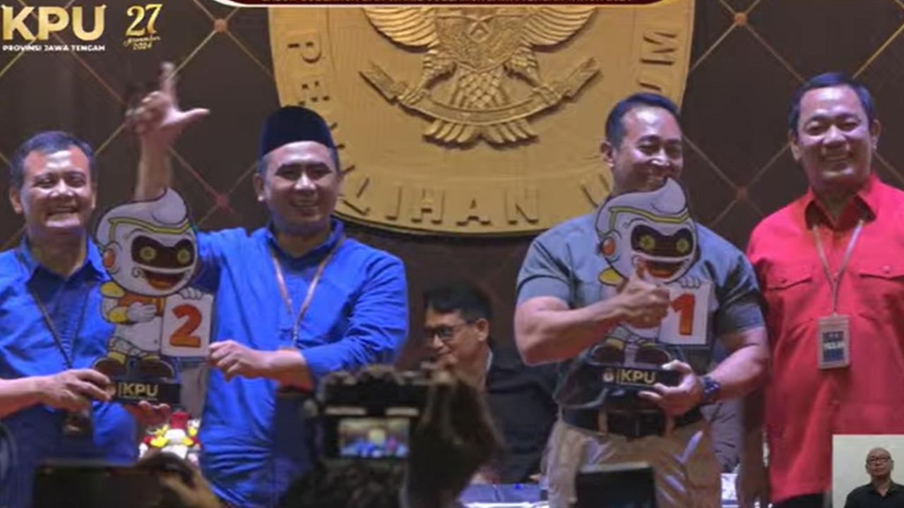 Survei Terbaru Pilkada Jateng 2024: Ahmad Luthfi Sapu Bersih 11 Dapil, Andika Jauh Tertinggal