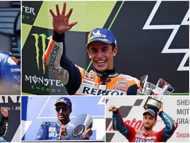 MotoGP merupakan kompetisi balap paling bergengsi dan menghibur di dunia. Tak mengherankan jika para pembalap nya pun mendapatkan bayaran selangit. Berikut daftar gaji para pembalap MotoGP di tahun 2020.