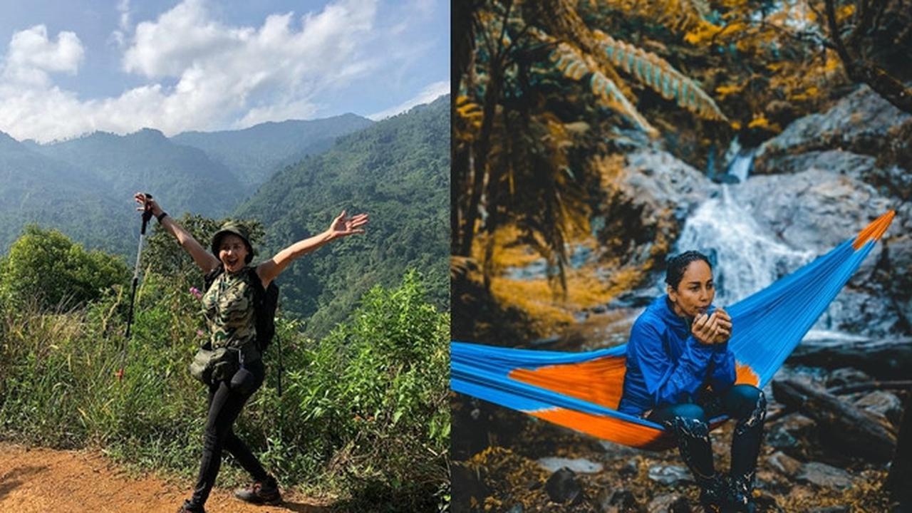 Dikenal Awet Muda, Ini 6 Potret Meriam Bellina yang Hobi Hiking