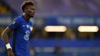 Chelsea berencana memperpanjang kontrak Tammy Abraham yang tersisa 2 tahun lagi. Namun, kesepakatan kedua pihak belum terjalin sampai saat ini. (AFP/Glyn Krik)