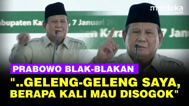 Geleng-Geleng Prabowo 1 Tahun Jadi Presiden Akui Sering Mau Disogok: Saya Gak Ikut!