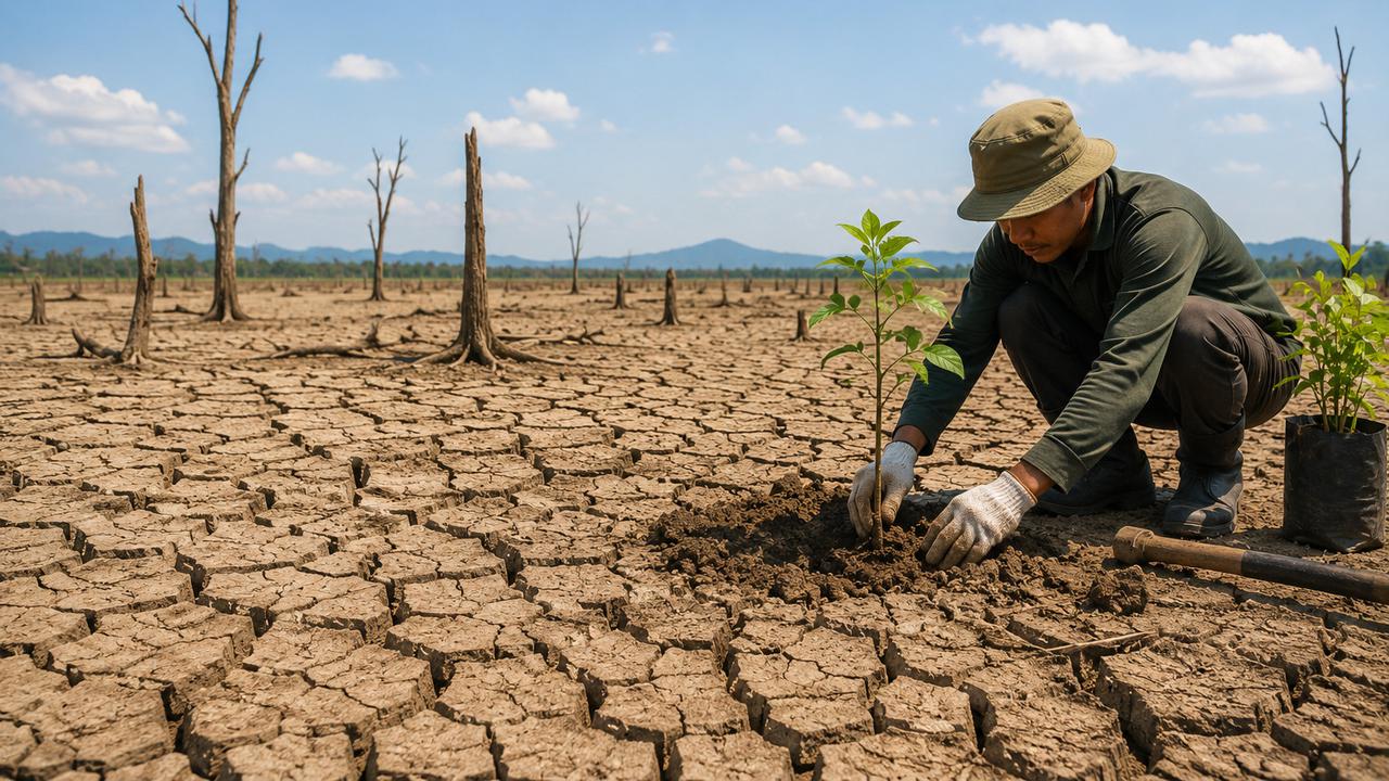 11 Daerah Sultra Dilanda Kekeringan, Lahan Pertanian Mulai Terdampak
