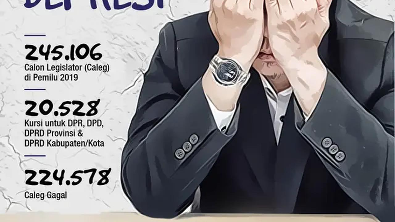Infografis Caleg Gagal ke Parlemen Berujung Depresi. (Liputan6.com/Abdillah)