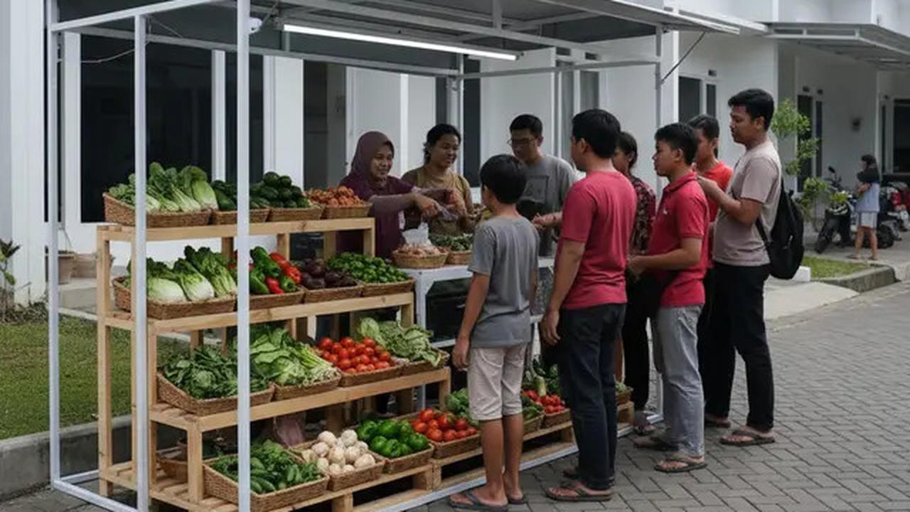9 Desain Warung Sayur Modern Minimalis, Penataan Rapi dan Menarik