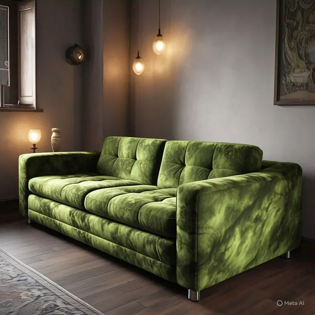 Tips Menata Sofa Warna Hijau, Ruang Tamu Jadi Lebih Hidup