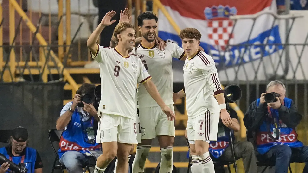 Pemain Spanyol Mikel Merino