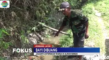 Warga yang menemukan dan mengangkat jasad bayi malang tersebut langsung memakamkannya di bibir sungai dekat lokasi penemuan.