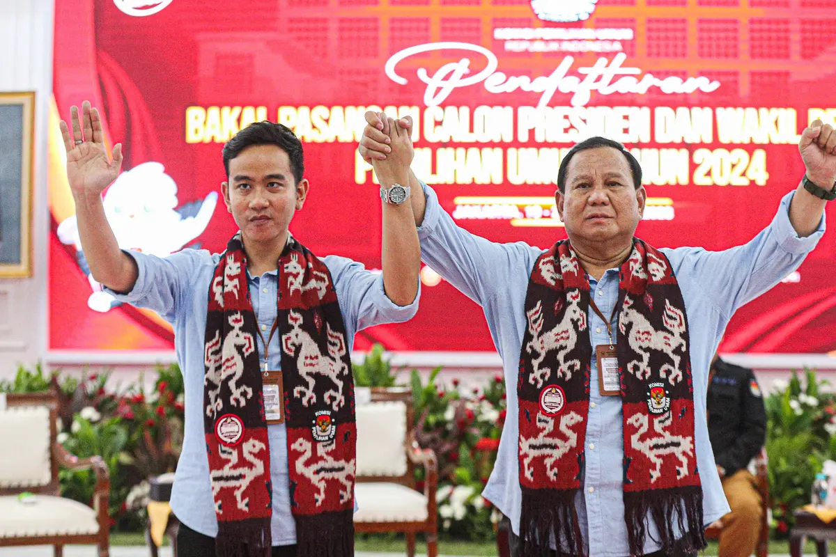 Prabowo Subianto dan Gibran Rakabuming Raka