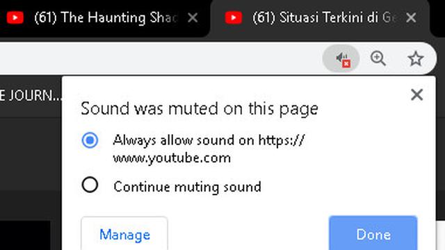 Melalui Google Chrome Sendiri