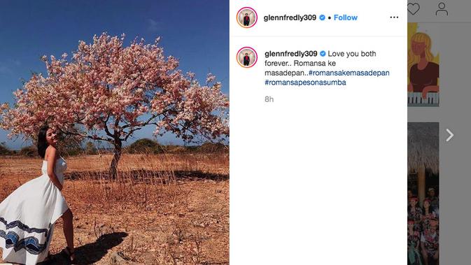 Glenn Fredly mengumumkan kehamilan istrinya (Instagram)