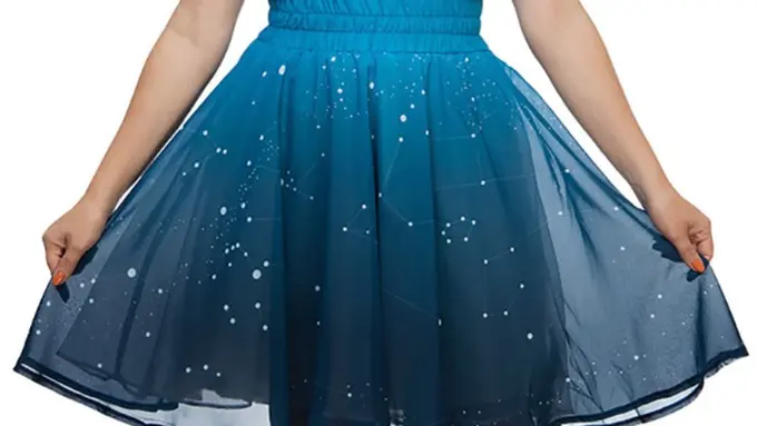 Bisa Nyala dalam Gelap, Rok Ini Bersinar dengan 250 Lampu LED