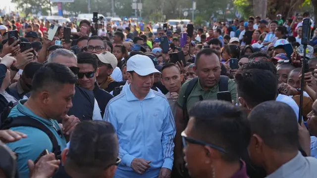 Jokowi Hadiri CFD Kupang, Warga Teriak: Bapak Kesayangan Pulang Kampung