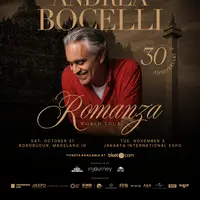 Konser Andrea Bocelli di Indonesia. (dok.  Shoemaker Studios)