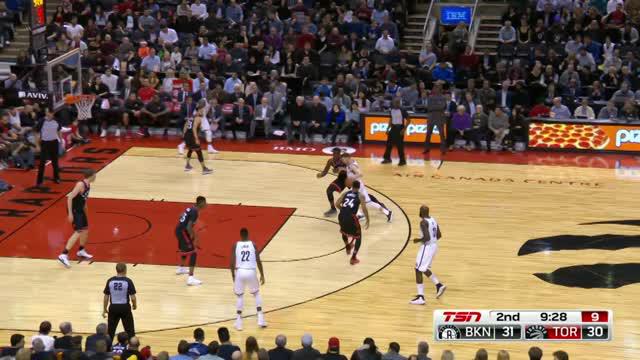 Berita video game recap NBA 2017-2018 antara Toronto Raptors melawan Brooklyn Nets dengan skor 120-87.