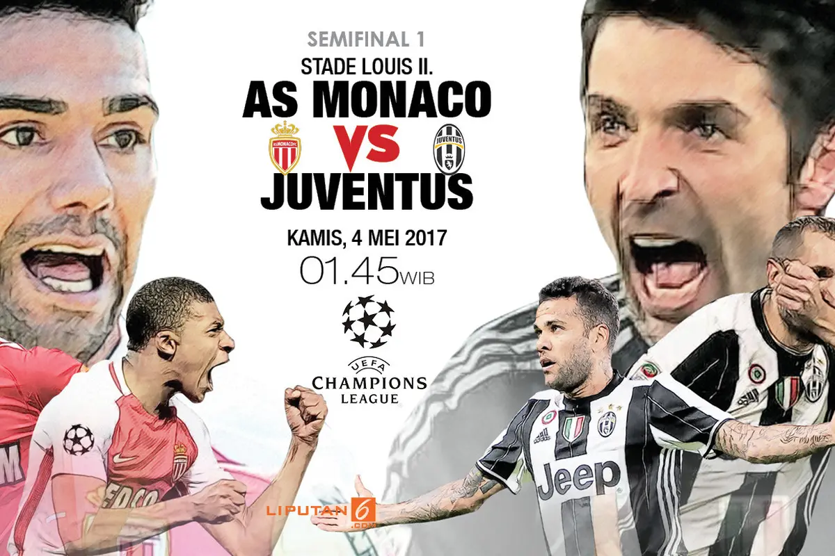 Prediksi AS Monaco Vs Juventus