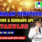 Pamflet pesta kembang api yang digelar pemkot Tegal banyak beredar di media sosial. (foto: Liputan6.com/FB/Edhie prayitno ige)