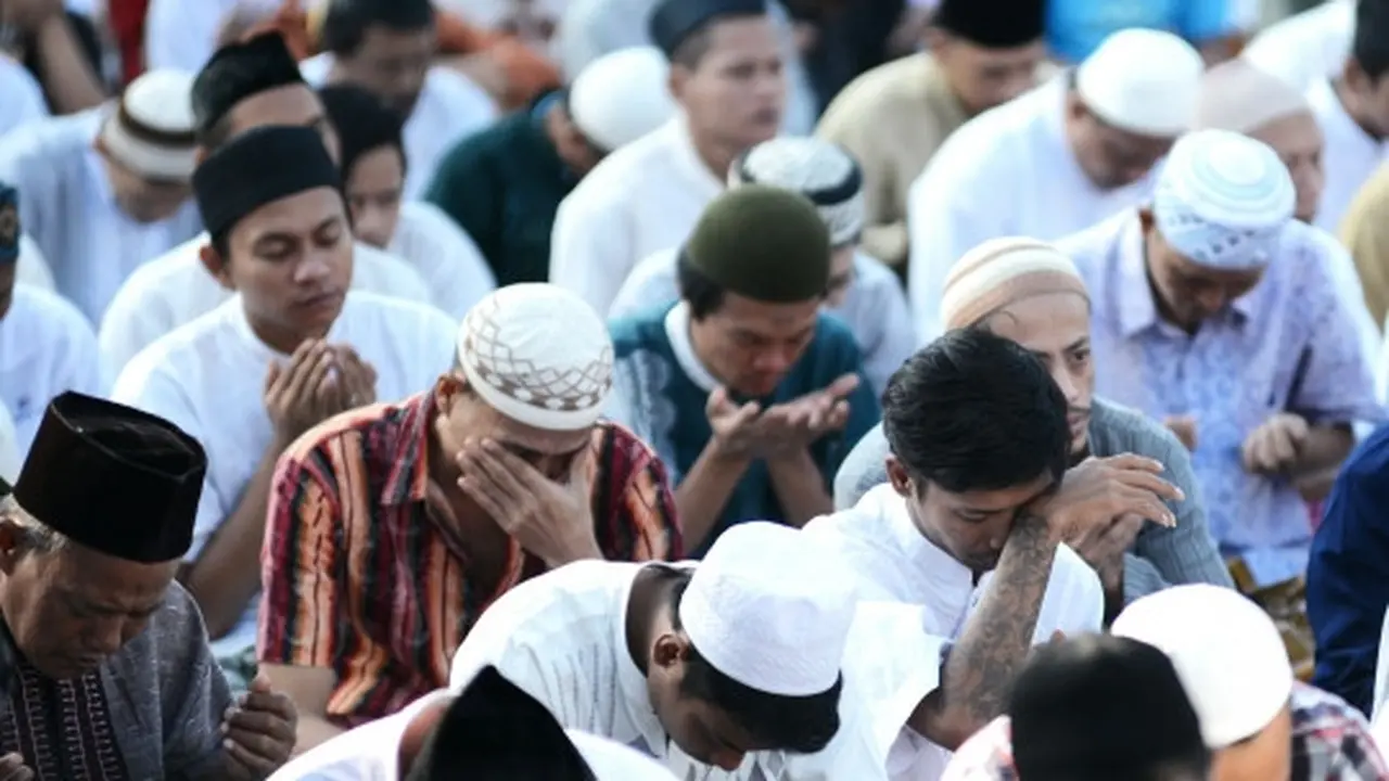 Ilustrasi salat jemaah