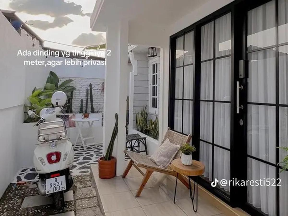 Viral Rumah Masuk Gang Sempit yang Serba Putih, Siapa Sangka Ternyata Seestetik Ini