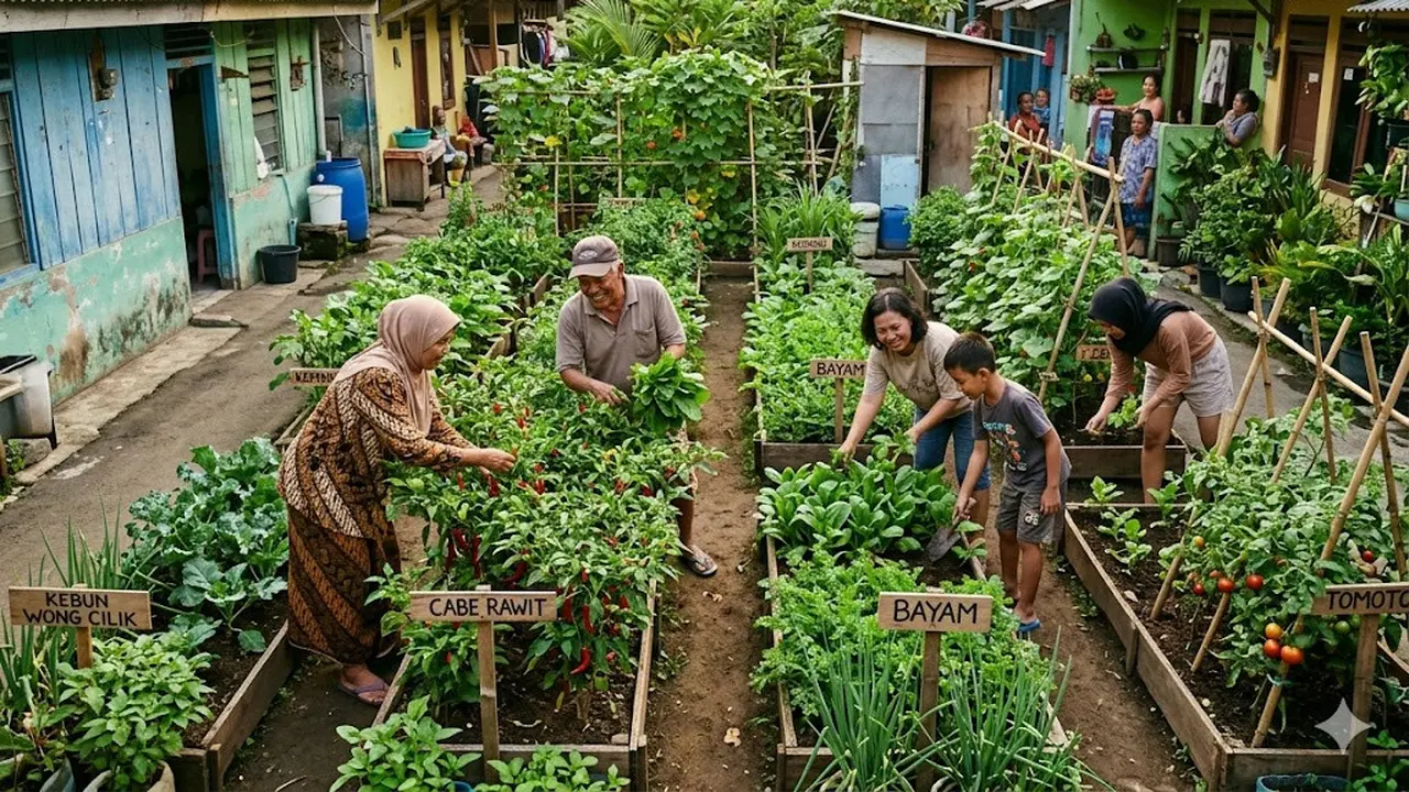 Ide Community Garden untuk Dikelola Bersama Warga RT