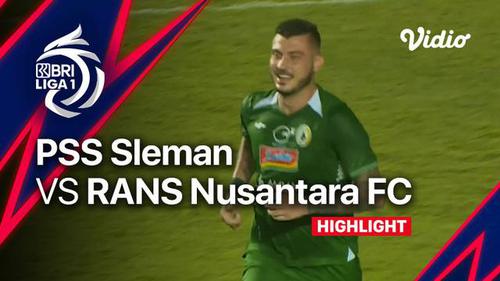 VIDEO: Highlights BRI Liga 1, PSS Sleman Menang 2-0 atas RANS Nusantara FC