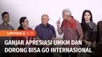 Gubernur Jawa Tengah, Ganjar Pranowo mendorong usaha mikro, kecil dan menengah di Jawa Tengah bisa Go Internasional. Ganjar juga berharap, para siswa di Jawa Tengah memperdalam ilmu digital dan multimedia.