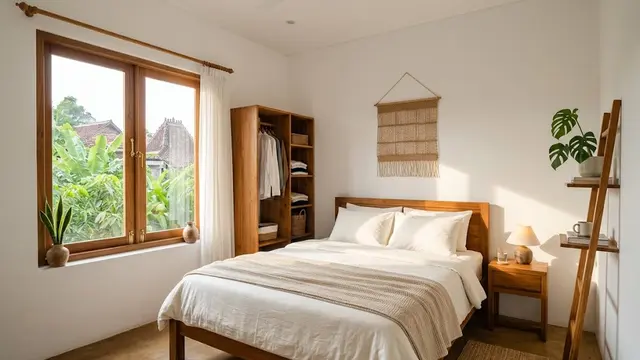Desain Rumah 6x6 dengan Kamar Tidur 3x3 Meter