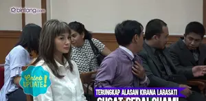 Kirana Larasati menghadiri sidang cerai perdana dan mengungkapkan alasan menggugat cerai suaminya.