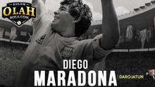 Diego Maradona, sang legenda dirindukan karena warna-warni kehidupan yang ditorehkannya saat berkarier di Italia dan timnas Argentina. (Bola.com/Adreanus Titus)