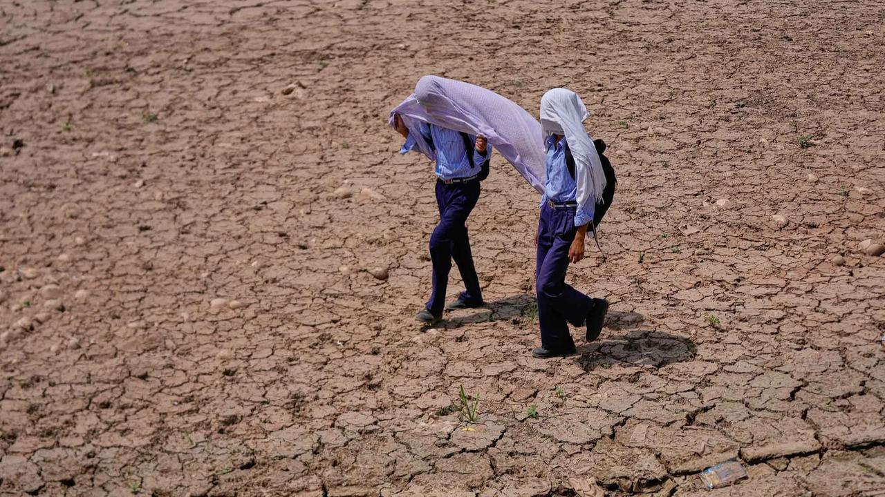FOTO: Gelombang Panas Ekstrem Lumpuhkan Aktivitas Warga India Utara