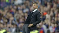  Pelatih Barcelona Luis Enrique mengatakan timnya tidak bisa menang dengan skor besar. Barcelona hanya menang 1-0 atas Granada pada lanjutan Liga Spanyol di Camp Nou, Minggu (30/10/2016) dinihari WIB. (AP Photo/Francisco Seco)