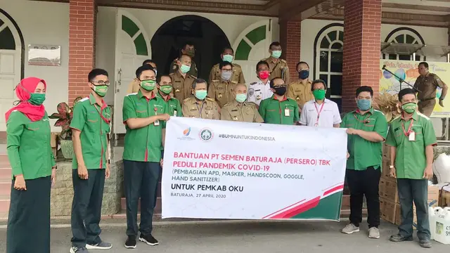 Semen Baturaja Salurkan Dana CSR di Tengah Pandemi Covid-19