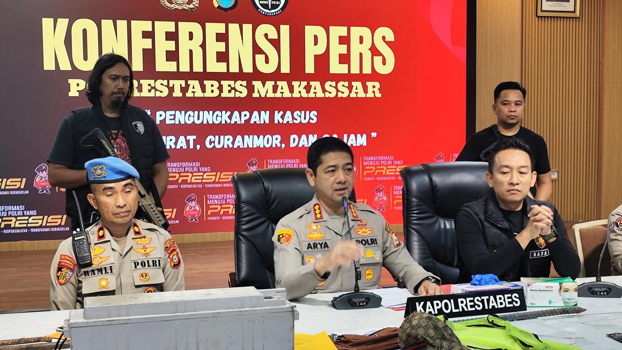 5 Anggota Geng Motor Pelaku Pembacokan Remaja di Makassar Ditangkap, Terungkap Motif di Balik Aksi Beringasnya