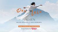 Andien akan menggelar konser virtual bertema Melodi Monolog "Dan Lalu" 22 Tahun Berkarya. Tayang eksklusif di Vidio. (Dok. Vidio)
