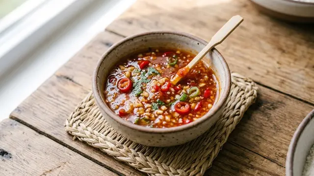 Resep Cakwe Mini dengan Saus Pedas Asam Manis