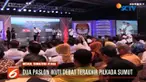 Pasangan Djarot-Sihar menyoroti penanganan sengketa lahan di Ramunia-Deli Serdang. Sebaliknya, Pasangan Edy-Musa menyinggung sengketa lahan register 40 di Padang Lawan