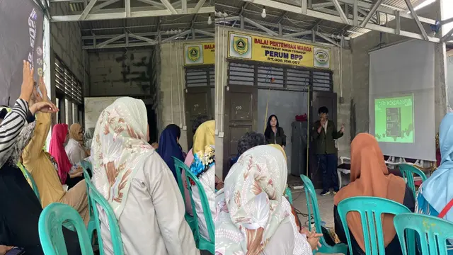 Penyuluhan stroke mahasiswa UPN Veteran Jakarta di Bogor. Foto: Dok. Pribadi.
