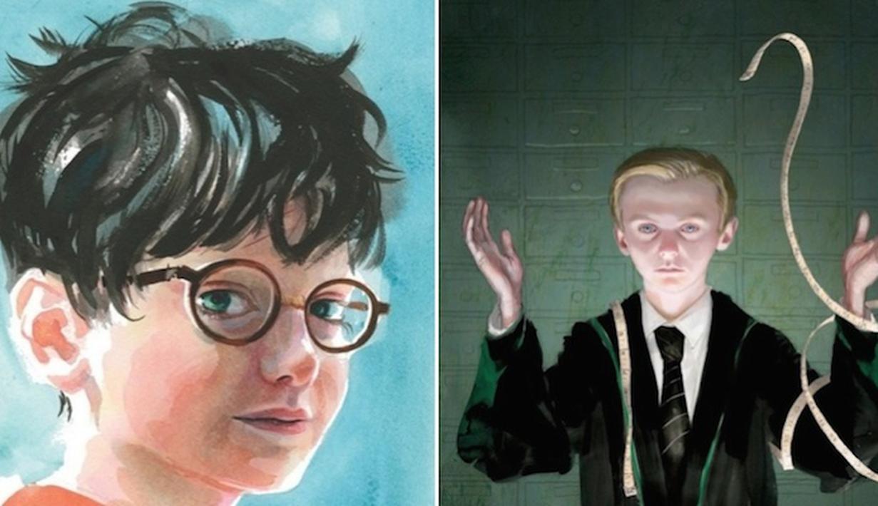Ilustrasi Kartun Para Tokoh Harry Potter Ini Sangat Fantastis