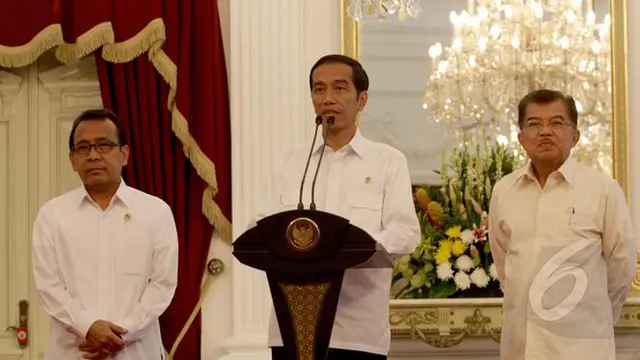 Presiden Jokowi memberhentikan sementara 2 pimpinan Komisi Pemberantasan Korupsi (KPK) yang terjerat kasus hukum dan menjadi tersangka di kepolisian yaitu Abraham Samad dan Bambang Widjojanto. 
