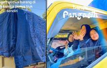 Kelompok KKN Ini Pakai Truk untuk Angkut Barang Bawaan, Bak Pindah Rumah Isi Muatannya Jadi Sorotan