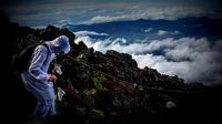 Layanan internet gratis akan dirasakan oleh para pendaki Gunung Fuji, gunung tertinggi di Jepang.