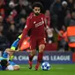 1. Mohamed Salah – Pemain yang selalu tampil konsisten sejak kedatangannya. Di awal tahun kedatangan sudah mampu membawa Liverpool melangkah ke final Liga Champions. (AFP/Paul Ellis)