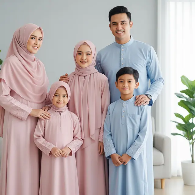 9 Model Gamis Couple Keluarga tapi Tetap Stylish dan Tidak Norak