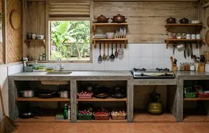 7 Desain Dapur Rumah Kampung yang Sederhana tapi Terlihat Bersih dan Rapi