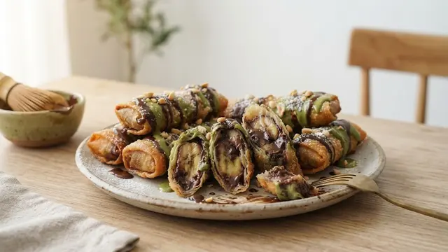 Resep Pisang Coklat Green Tea Renyah yang Bikin Nagih