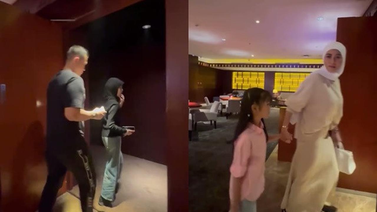 7 Potret Olla Ramlan dan Mantan Suami Nonton Bareng Bersama Anak, Tetap Akur meski Sudah Bercerai