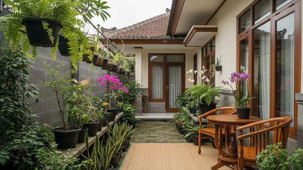 10 Tips Menata Pot Bunga dan Kursi di Teras Sempit agar Tetap Nyaman, Tak Malu Undang Tamu